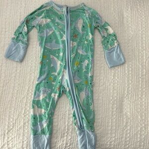 Little Sleepies Shark Zippy